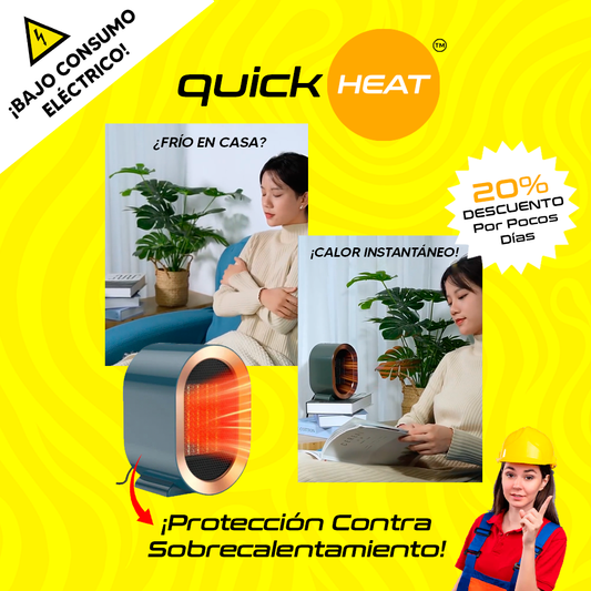 Calefactor de cerámica PTC de 1200 W azul